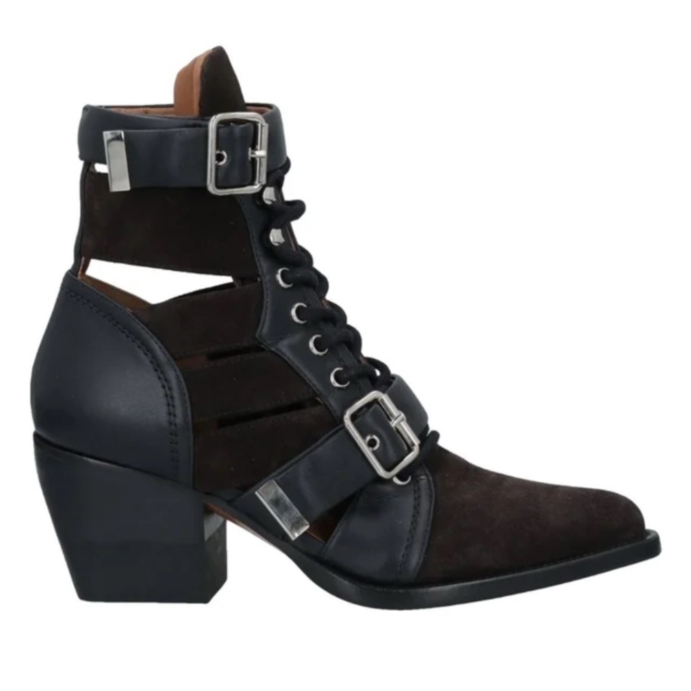 Chloe Black  Women's Ankle Boots